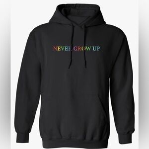 Never Grow Up Merch Hoodies Unisex Fashion Hip Hop Fans Pullovers Sweatshirts